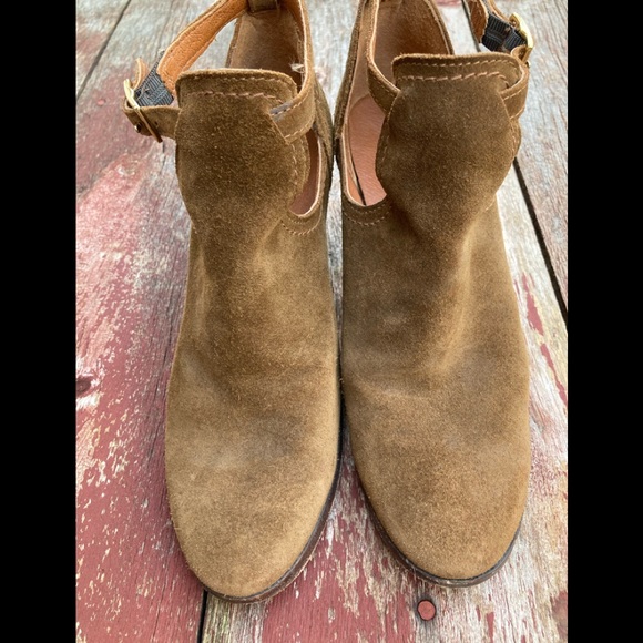 🍄🍀Frye Meghan Suede Shootie Booties - Picture 9 of 11